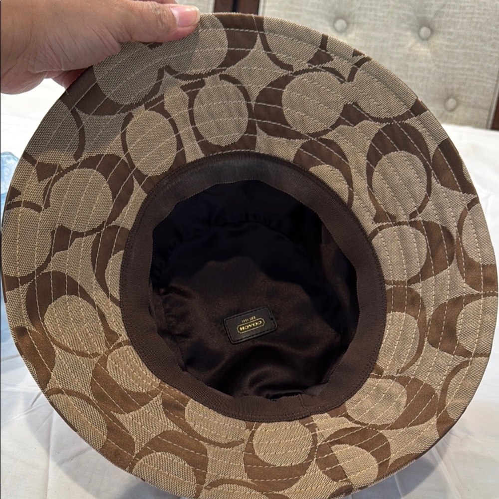 Authentic Coach Pink Patterned Hat - Picture 6 of 10